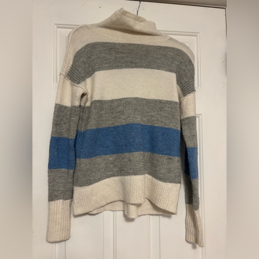 GAP Striped Turtleneck Sweater